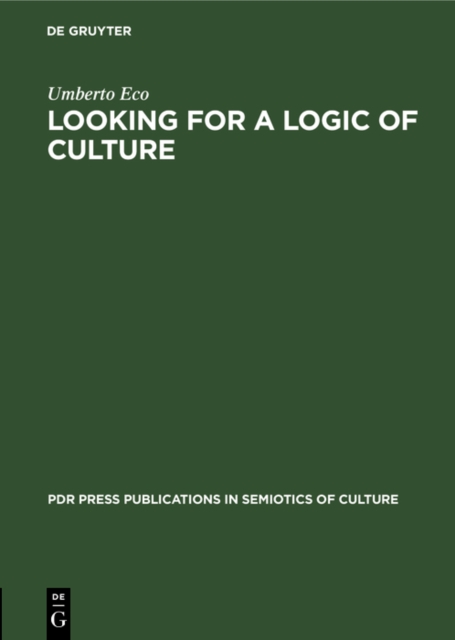 Looking for a Logic of Culture, PDF eBook