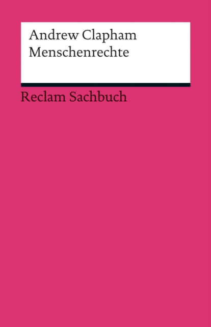 Menschenrechte : Reclam Sachbuch, EPUB eBook