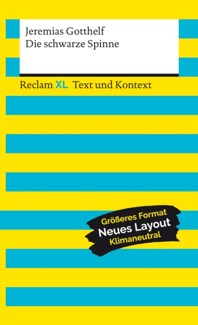 Die schwarze Spinne : Reclam XL - Text und Kontext, EPUB eBook
