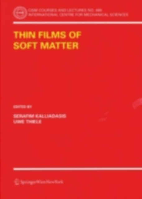 Thin Films of Soft Matter, PDF eBook