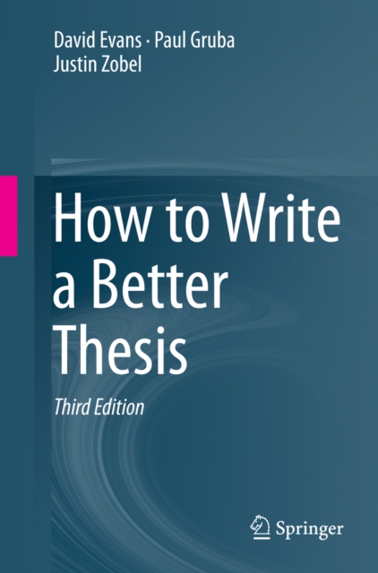 How to Write a Better Thesis, PDF eBook