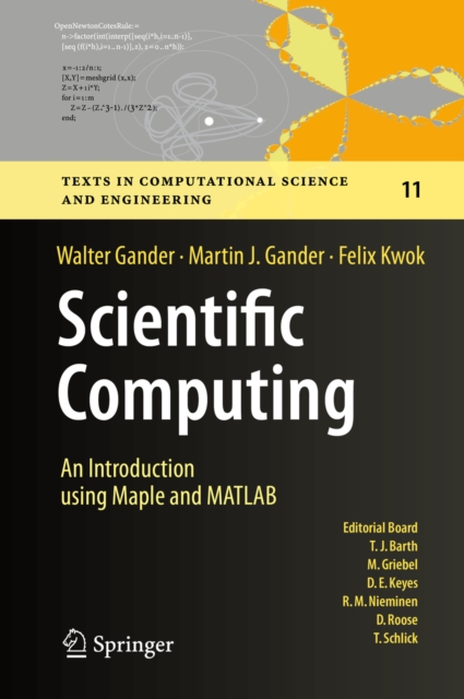 Scientific Computing -  An Introduction using Maple and MATLAB, PDF eBook