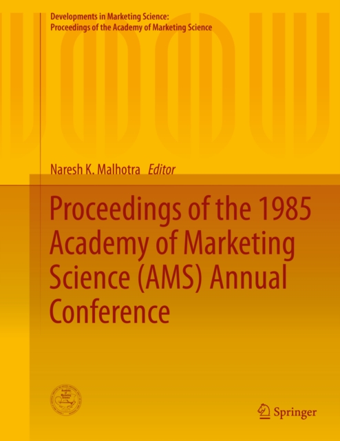 Proceedings of the 1985 Academy of Marketing Science (AMS) Annual Conference, PDF eBook