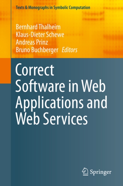 Correct Software in Web Applications and Web Services, PDF eBook