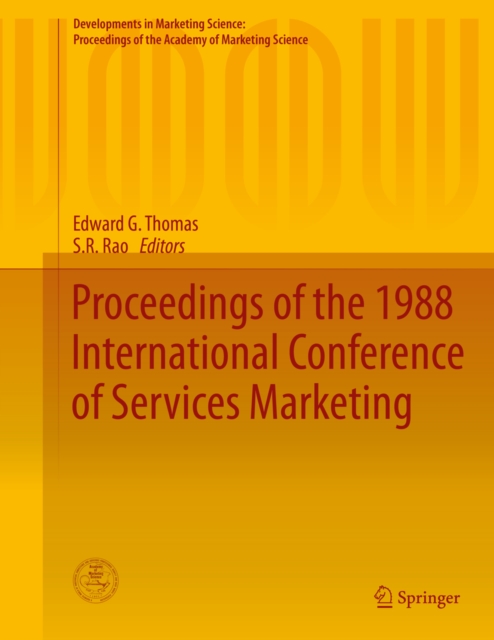 Proceedings of the 1988 International Conference of Services Marketing, PDF eBook