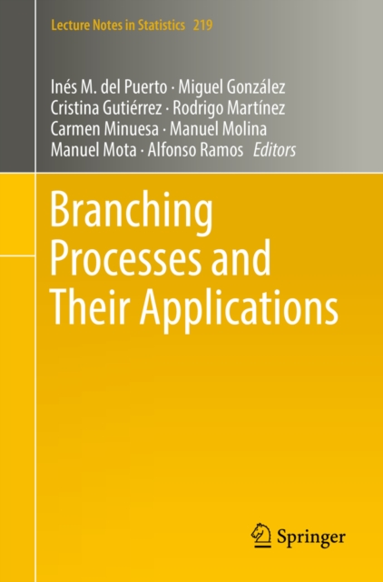 Branching Processes and Their Applications, PDF eBook