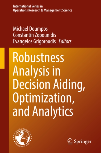 Robustness Analysis in Decision Aiding, Optimization, and Analytics, PDF eBook
