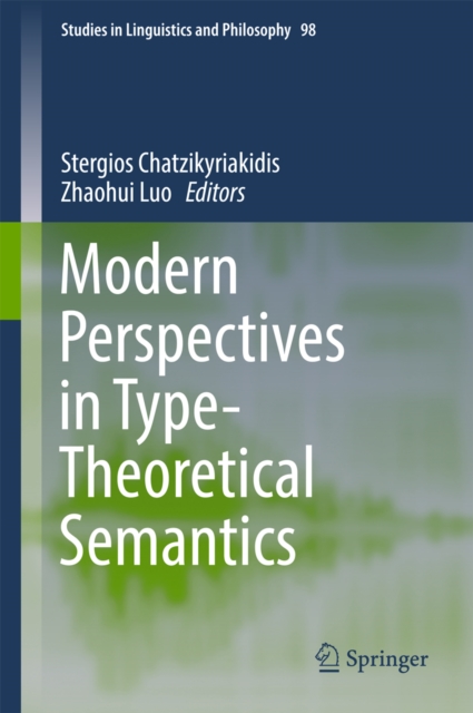 Modern Perspectives in Type-Theoretical Semantics, EPUB eBook