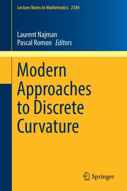 Modern Approaches to Discrete Curvature, Paperback / softback Book
