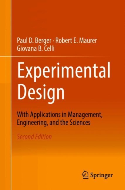 Experimental Design : With Application in Management, Engineering, and the Sciences., EPUB eBook