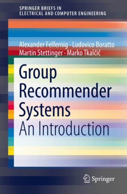 Group Recommender Systems : An Introduction, EPUB eBook