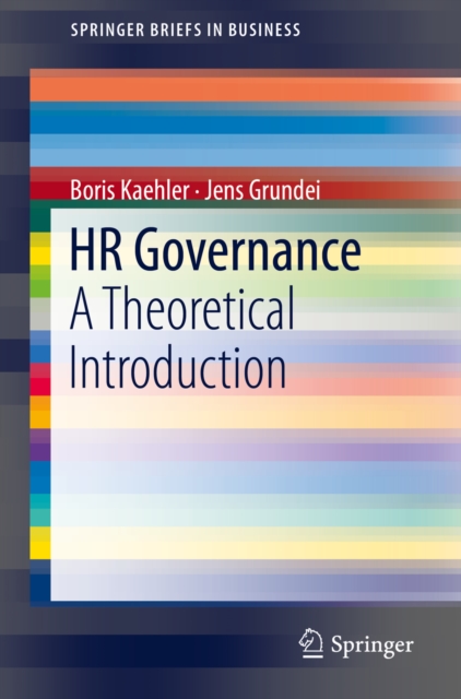 HR Governance : A Theoretical Introduction, EPUB eBook