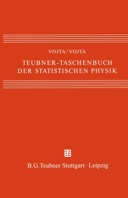 Teubner-Taschenbuch der statistischen Physik, PDF eBook