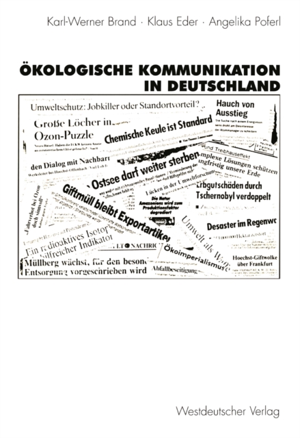 Okologische Kommunikation in Deutschland, PDF eBook