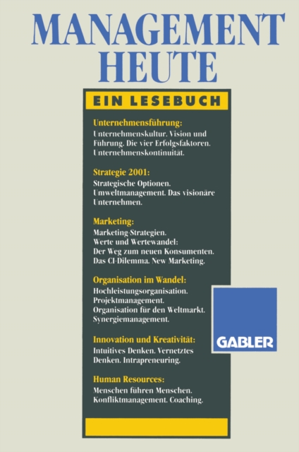 Management heute : Ein Lesebuch, PDF eBook