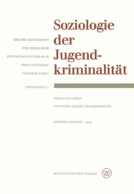 Soziologie der Jugendkriminalitat, PDF eBook