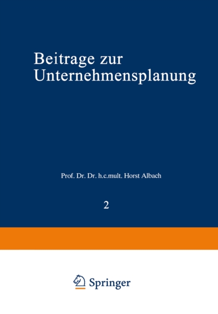 Beitrage zur Unternehmensplanung, PDF eBook