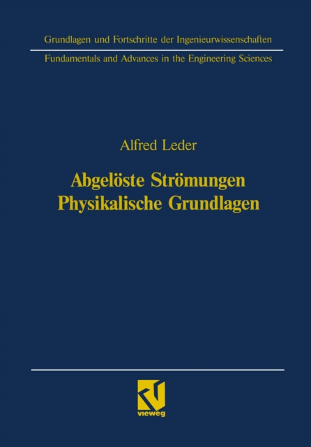 Abgeloste Stromungen Physikalische Grundlagen, PDF eBook
