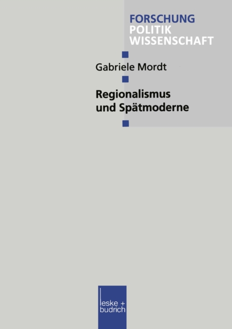 Regionalismus und Spatmoderne, PDF eBook