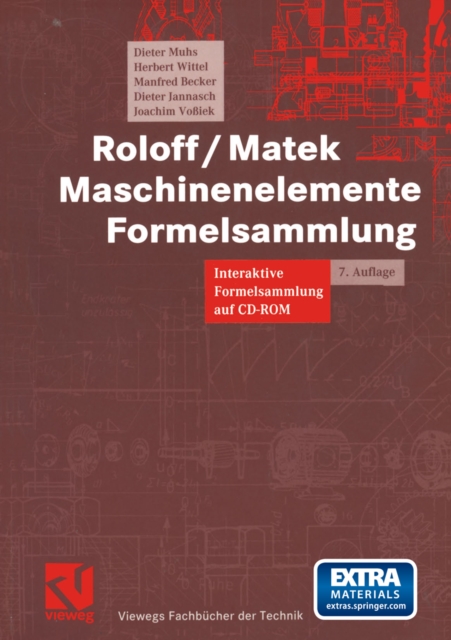 Roloff/Matek Maschinenelemente Formelsammlung : Interaktive Formelsammlung auf CD-ROM, PDF eBook