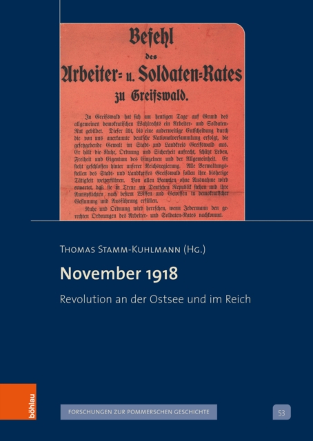 November 1918 : Revolution an der Ostsee und im Reich, PDF eBook