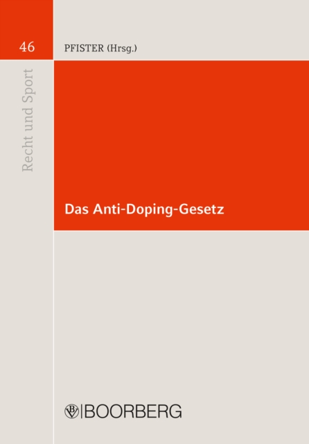 Das Anti-Doping-Gesetz, PDF eBook