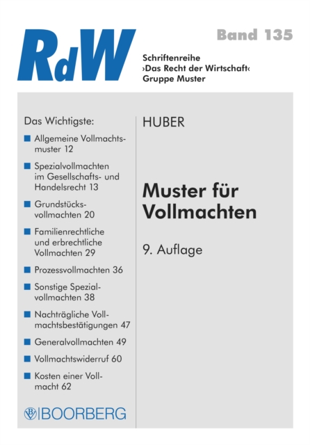 Muster fur Vollmachten, PDF eBook
