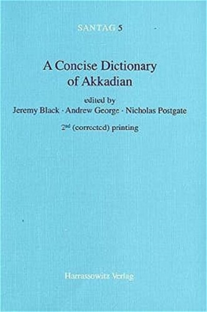 A Concise Dictionary of Akkadian : Akkadian-English, Paperback / softback Book