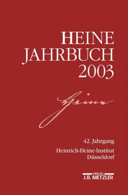 Heine-Jahrbuch 2003 : 42. Jahrgang, PDF eBook