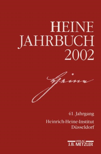 Heine-Jahrbuch 2002 : 41. Jahrgang, PDF eBook