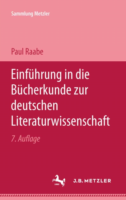 Einfuhrung in die Bucherkunde zur Deutschen Literaturwissenschaft, PDF eBook