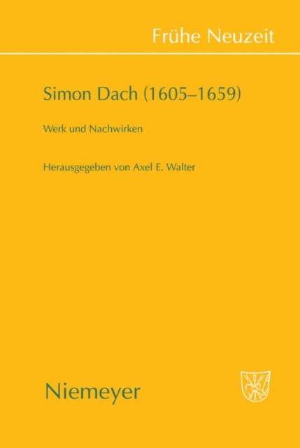 Simon Dach (1605-1659) : Werk und Nachwirken, PDF eBook
