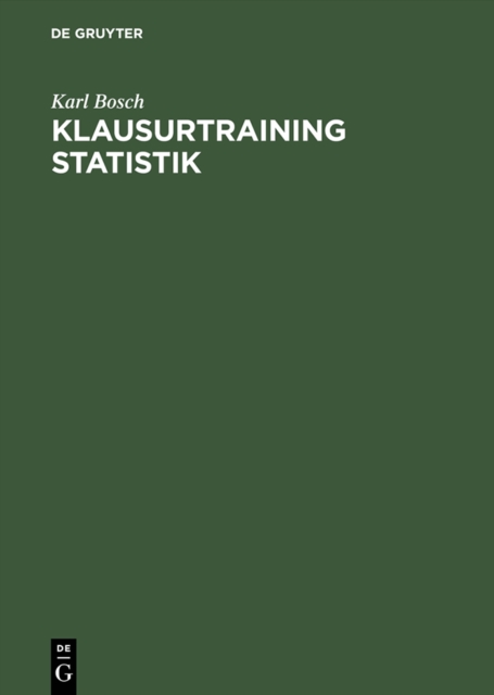 Klausurtraining Statistik, PDF eBook