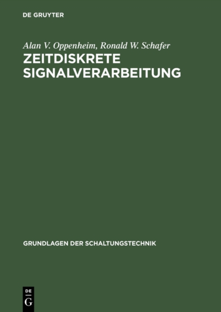 Zeitdiskrete Signalverarbeitung, PDF eBook