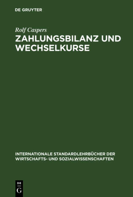 Zahlungsbilanz und Wechselkurse, PDF eBook