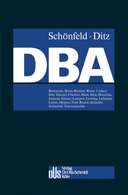 Doppelbesteuerungsabkommen (DBA) : Kommentar, PDF eBook