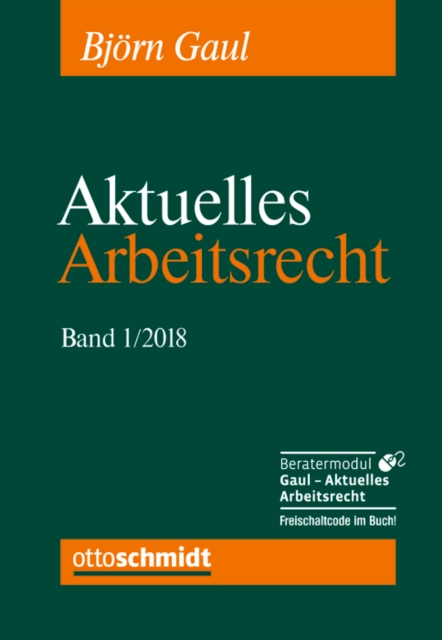 Aktuelles Arbeitsrecht, Band 1/2018, PDF eBook