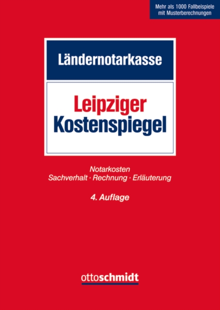 Leipziger Kostenspiegel, PDF eBook