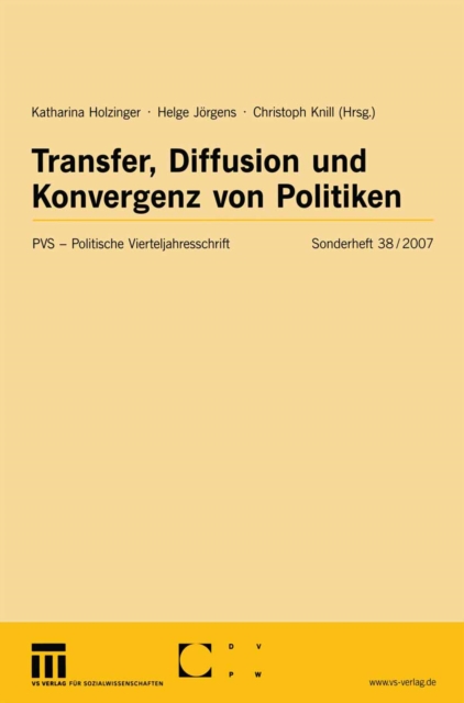 Transfer, Diffusion und Konvergenz von Politiken, PDF eBook