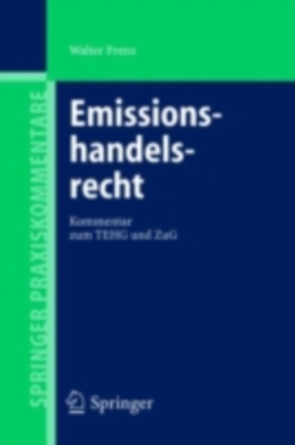 Emissionshandelsrecht : Kommentar zum TEHG und ZuG, PDF eBook