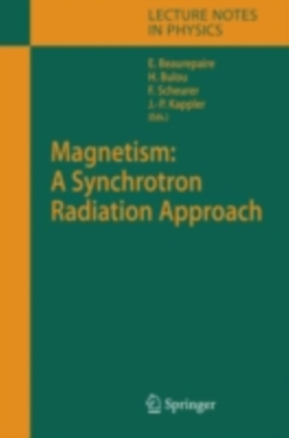 Magnetism: A Synchrotron Radiation Approach, PDF eBook