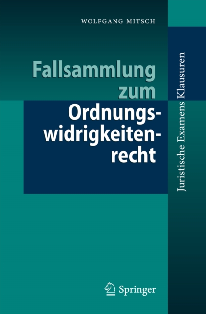 Fallsammlung zum Ordnungswidrigkeitenrecht, PDF eBook