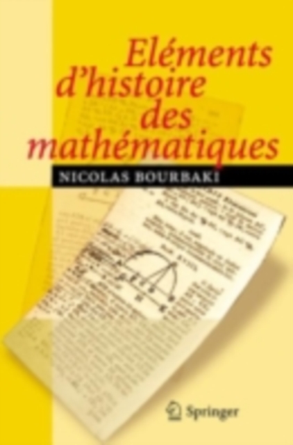 Elements d'histoire des mathematiques, PDF eBook
