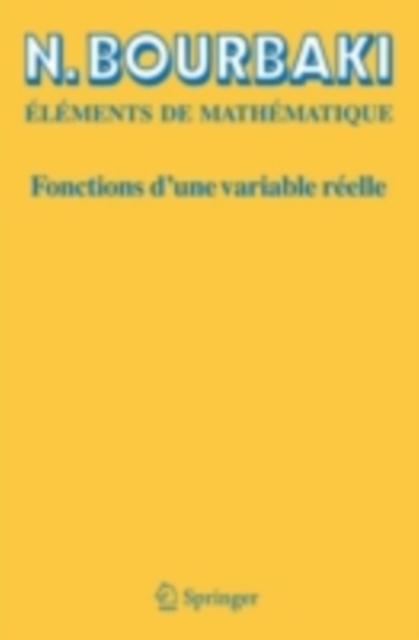 Fonctions d'une variable reelle : Theorie elementaire, PDF eBook