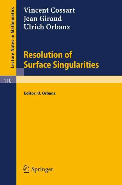 Resolution of Surface Singularities : Three Lectures, PDF eBook