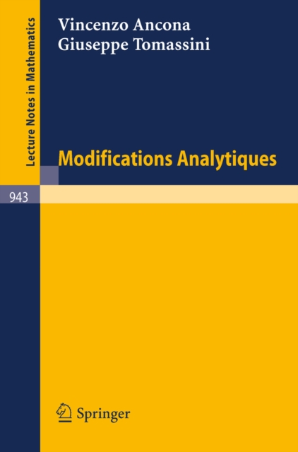 Modifications Analytiques, PDF eBook