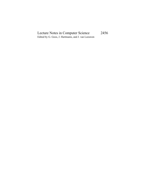 Electronic Government : First International Conference, EGOV 2002, Aix-en-Provence, France, September 2-5, 2002. Proceedings, PDF eBook