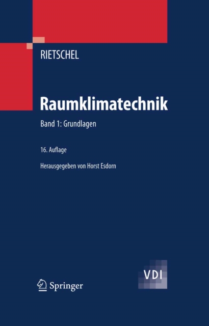 Raumklimatechnik : Grundlagen, PDF eBook