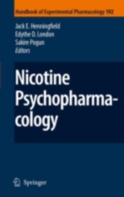 Nicotine Psychopharmacology, PDF eBook