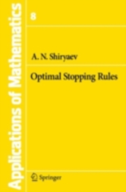 Optimal Stopping Rules, PDF eBook